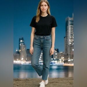 Vintage Levi’s Highrise 921 Tapered Fit Orange Tag Blue Jeans